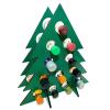 Vdaxvme Advent Christmas Calendar Wine Rack Practical Wood Advent Calendar Wine Stand Rack for Home Entertaining view 2