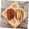 WATIIFUFU 500 Sheets Greaseproof Paper Liners for Food Wrapping and Baking, Oil-Proof Sandwich Wrappers with Cute and Lovely Design, Suitable for Cookies, Cakes, Dishes, and Food Containers view 4