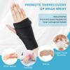 ACWOO Wrist Support Splint Brace, 2 Pack Adjustable Wrist Strap Carpal Tunnel Compression Splint Relieves Pain, Sprains, Tendonitis and Joint Pain, Breathable Brace Provides Wrist Support, Lef & Right view 4