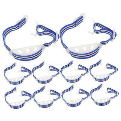 ifundom 10pcs Hard Hat Chin Strap Safety Elastic Band Adjustable Replacement for Worker Construction Helmet Chin Cup