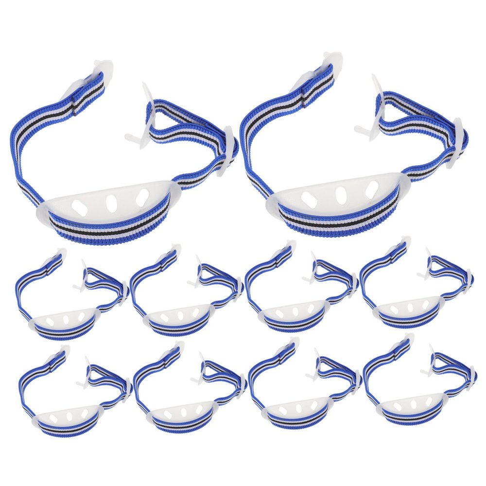 ifundom 10pcs Hard Hat Chin Strap Safety Elastic Band Adjustable Replacement for Worker Construction Helmet Chin Cup