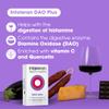 Intoleran DAO Plus Digestive Enzymes - 50 Capsules | Supplement for Histamine Intolerance & DAO Deficiency | Healthy Histamine Levels | 30,000 HDU Diamine Oxidase (DAO) Enzyme | Vitamin C & Quercetin view 3