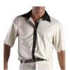 100% Natural Latex Gummi Man Shirt Top Leisure Style Clothing Customizable Size and Color,White,M view 1