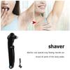 14.7inch Electric Back Hair Shaver Cordless Body Shaver 180 Degrees Foldable Back Pain-Free Backing Hairs Removal Shave Wet or Dry Detachable Body Hair Trimmer for Men Travel view 2