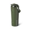 BrMate MultiShaker Blender Shaker Bottle | 100% Leakproof Insulated Stainless Steel | Pre Workout and Protein Shaker Bottle for the Gym | 25oz (OD Green)