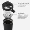BrMate MultiShaker Blender Shaker Bottle | 100% Leakproof Insulated Stainless Steel | Pre Workout and Protein Shaker Bottle for the Gym | 25oz (OD Green) view 2