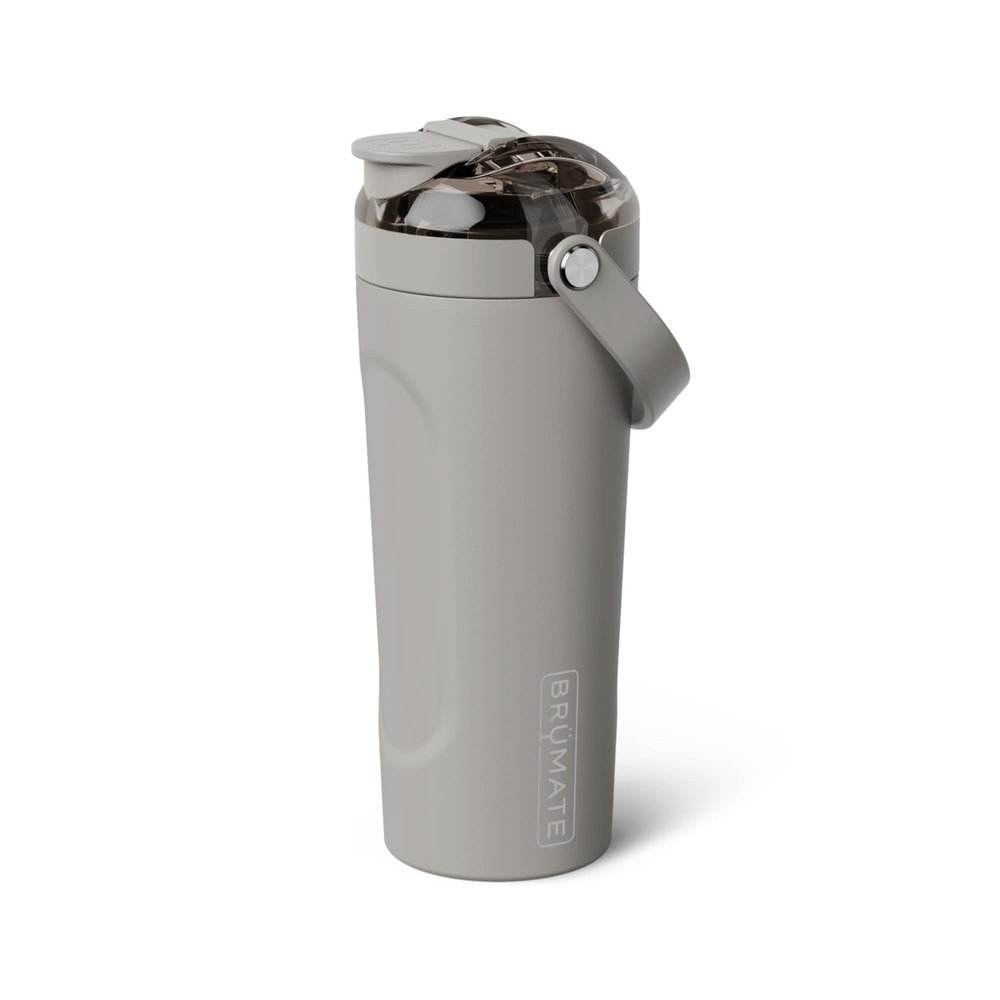 BrMate MultiShaker Blender Shaker Bottle | 100% Leakproof Insulated Stainless Steel | Pre Workout and Protein Shaker Bottle for the Gym | 25oz (Mocha)