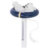 Fockety Floating Cartoon Bear Styling Thermometer for Swimming Pools Hot Tubs Fish Pond - Easy-to-Read Display - Shatter-Resistant PVC Material