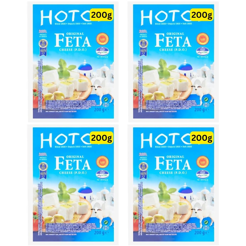 Original Feta cheese PDO (4x200g)