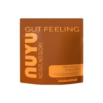 NUYU Pro Biotic 10 Billion, 7 Strains & Inulin - 2 Month Supply, UK Made