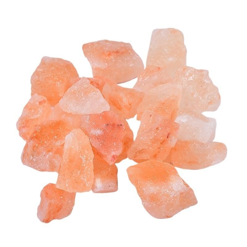 100g Natural Crystal Raw Stone Aroma Diffuser - Demagnetization Purification Color Mineral Energy Stones(Orange salt,2-4cm)