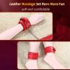 12 Piece Leather Sports Set With Racket And Nylon Rope, Dice, Comfortable Lining, Couple Gift - D5 view 3