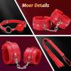12 Piece Leather Sports Set With Racket And Nylon Rope, Dice, Comfortable Lining, Couple Gift - D5 view 4