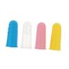 HAMPPLIES Silicone Finger Baby Toothbrush Set Soft Safe Material 4pcs Maintains Healthy Gums and Removes Tooth Stains Random Color for Infants and Toddlers for Home and Baby Bag Use view 1