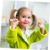 HAMPPLIES Silicone Finger Baby Toothbrush Set Soft Safe Material 4pcs Maintains Healthy Gums and Removes Tooth Stains Random Color for Infants and Toddlers for Home and Baby Bag Use view 3