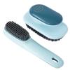 DECORNIJIA 2Pcs Scrubbing Brush Laundry Brush for Cleaning Shoes Clothing, Soft Bristles, Lightweight, ABS HandleTravel and Home Wash Tool view 1