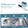 DECORNIJIA 2Pcs Scrubbing Brush Laundry Brush for Cleaning Shoes Clothing, Soft Bristles, Lightweight, ABS HandleTravel and Home Wash Tool view 4