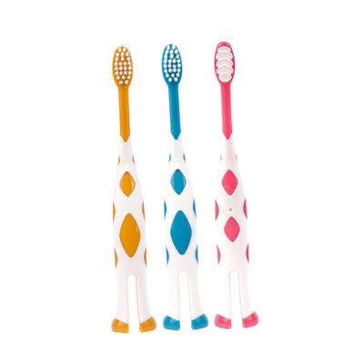 Homoyoyo Soft Bristle Kids Toothbrush Set for 2-5 Year Olds, 6 Pieces Cartoon Baby Tooth Brush Duo, Gentle Manual Toothbrushes for Toddlers Dental Care