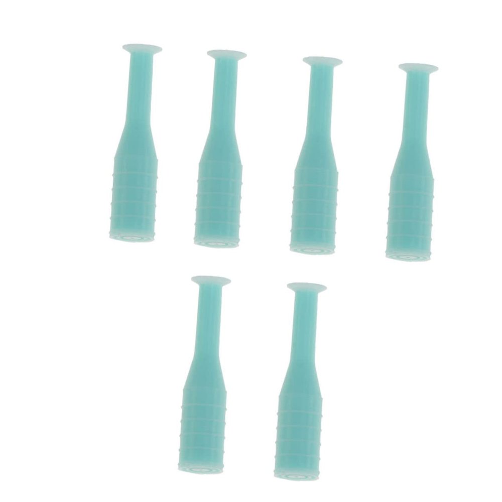 DECOMELODY 8pcs Lens Inserter and Remover Tool with Suction Holder for Daily Monthly Care Material Easy and Hygienic Handling Green