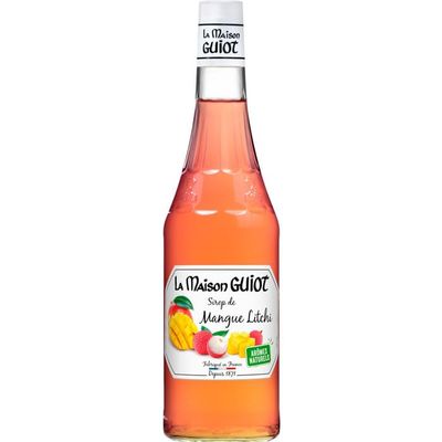 LA MAISON GUIOT Mango and lychee syrup 70 cl