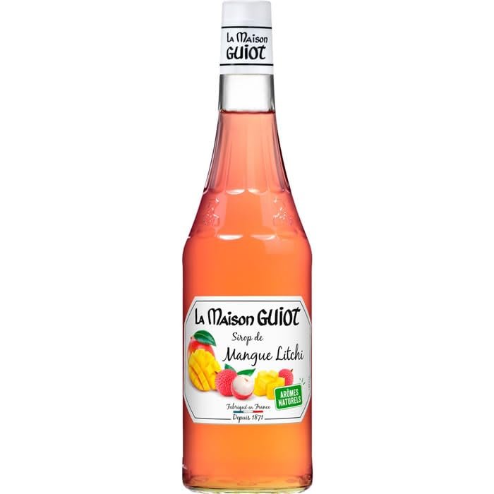 LA MAISON GUIOT Mango and lychee syrup 70 cl