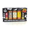 Chick and Wing BBQ Rub Gift Set | Smokey Carter | 5 x 100g Barbecue Seasoning Shakers, Buffalo Dust, Chinese Salt & Pepper, Lemon SPG (Salt,Pepper,Garlic), Buffalo Ranch, South Carolina. Chicken Wings