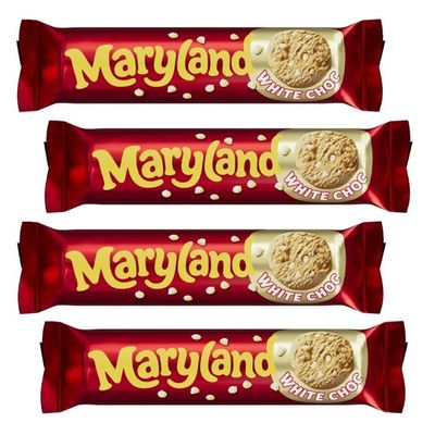 Maryland White Chocolate Chip Cookies Bundle | Perfect afternoon tea cookies | Chocolate Biscuits | Perfect biscuits for gifting | Biscuits for HIM & HER | Available for Hampers (200g x 4 packs)
