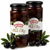 ANJOMAN 2 x Olive VOLOS Black Whole Jumbo 358ml Jars | Authentic Greek Olives in Brine