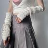 1pair Elbow Arm Sleeves Sweet Styles Oversleeves Beautiful Goddesses For Office Or School Use Adjustable Strap view 4