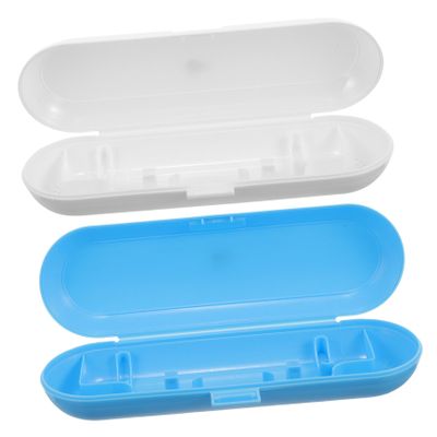 Veemoon 2pcs Portable Electric Toothbrush Storage Case Toothbrush Travel Holder Case for Electric Boys and Girls Travel Toiletries