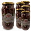 ANJOMAN 6 x Olive Kalamata Sliced 1L Jars | Catering Pack | Authentic Greek Sliced Olives view 1