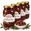 ANJOMAN 4 x Olive Kalamata Sliced 1L Jars | Bulk Pack | Premium Greek Sliced Olives in Brine