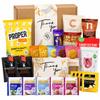 Thank You Gift Hamper - Includes Postcard, Tea, Sweets, Biscuits, Thank You Chocolate, Hot Chocolate, Biscuits, Popcorn - Thank you Gifts Perfect for Women, Men, Friends, Colleagues view 1