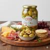 Anjoman Mammoth Green Olives Stuffed with Almond 6 x 1L (Bulk 6-Pack) Premium Extra Large Mediterranean Table Olives Crunchy & Savory Gourmet Cocktail Olives Charcuterie, Martinis & Tapas 6 litres view 2