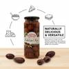 ANJOMAN 4 x Olive Kalamata Pitted Jumbo 358ml Jars | Bulk Pack | Premium Greek Olives in Brine view 3