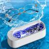 Jewelry Cleaner Machine | Professional Ultrasonic Electric Necklace Cleaner - Rechargeable Jewelry Cleaning Tools for Rings Silver Necklaces Dentures Strap Daily Adults view 4