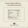 ANJOMAN 6 x Olive Green Sliced 358ml Jars | Catering Pack | Authentic Mediterranean Sliced Olives view 4