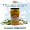 ANJOMAN 2 x Stuffed Garlic Pitted Olive Green St. w/Garlic Mammoth 358ml Jars | Gourmet Spanish Olives with Garlic view 2
