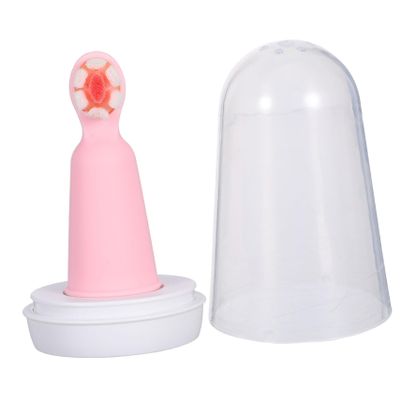 Baluue Silicone Finger Toothbrush Three-Sided Brush Soft Bristles for Newborns Toddlers Oral Cleaner Case Years