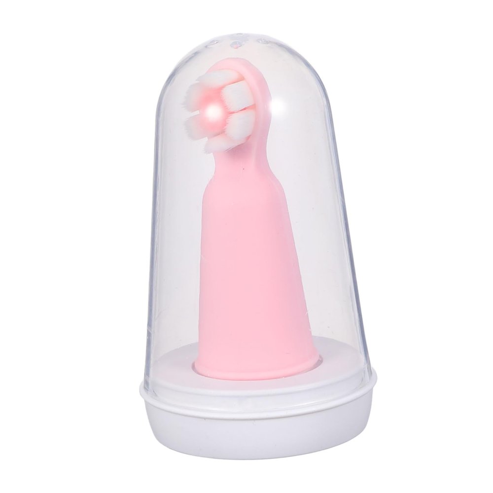 DECORNIJIA Finger Brush Soft Silicone Toothbrush with Food-Grade Bristles Oral Cleaner for Newborns Years