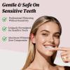 Teeth Whitening Strips 14 Treatments Kit - Teeth Whitener, Peroxide Free, Green White Strips for Teeth Whitening with Arbutin, Coconut Oil, Deep Stains Removal view 2