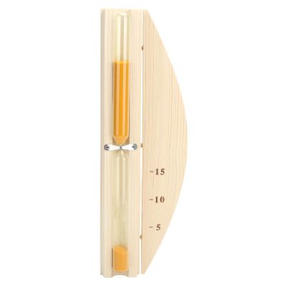 For Sauna, For Hourglass, 15-Minutes, Glass Timer, Wall-Mounted, Wooden, for Sauna Room