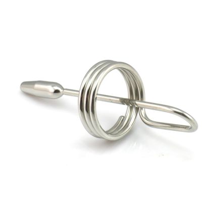 3 Styles Metal Urethral Support Training Rods with Openwork Design Fitness Protection Accessories for Men-ukM57 (01)