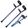 Lightweight Adjustable Forearm Crutches - Folding Aluminum Elbow Crutches with Pivoting Cuffs & Ergonomic Handles for Enhanced Comfort - Durable Support (Pair) view 1