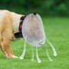 Dogs Net Mesh Hood - Dog Air Mesh Hood | Lightweight Breathable Scratch-Proof Pet with Mouth Zipper Allows Panting Drinking Prevent Chewing Licking for Bathing Grooming Swimming view 3