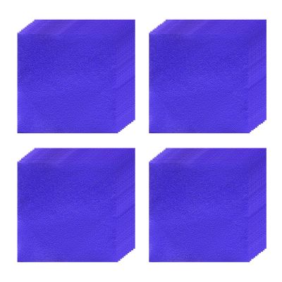 3.14x3.14 Inch Pi Day Themed Foil Candy Wrappers (8x8cm) - 100-Pack Food Safe Aluminum Foil Sheets For Homemade Chocolates, Valentine's Day, Wedding Favors, (Size:Orange peel surface,Color:Royal Blue)