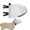Dogs Net Mesh Hood,Dog Mesh Safety Protector | Lightweight Breathable Pet Guard with Mouth Zipper Allows Panting Drinking Prevent Chewing Licking for Bathing Swimming Shower view 1