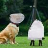 Dogs Net Mesh Hood,Dog Mesh Safety Protector | Lightweight Breathable Pet Guard with Mouth Zipper Allows Panting Drinking Prevent Chewing Licking for Bathing Swimming Shower view 3