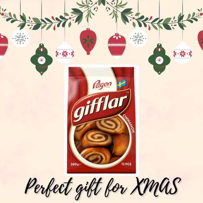 Fakhri GIFFLAR KANEL Cinnamon Rolls Soft Mini Pastry Swirls with Sweet Cinnamon Filling, Perfect Snack or Dessert, 260 g