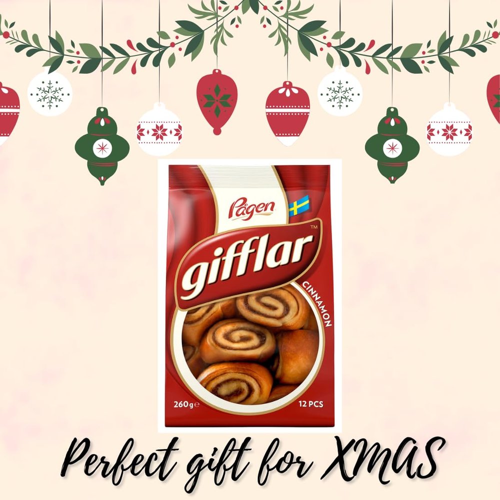 Fakhri GIFFLAR KANEL Cinnamon Rolls Soft Mini Pastry Swirls with Sweet Cinnamon Filling, Perfect Snack or Dessert, 260 g
